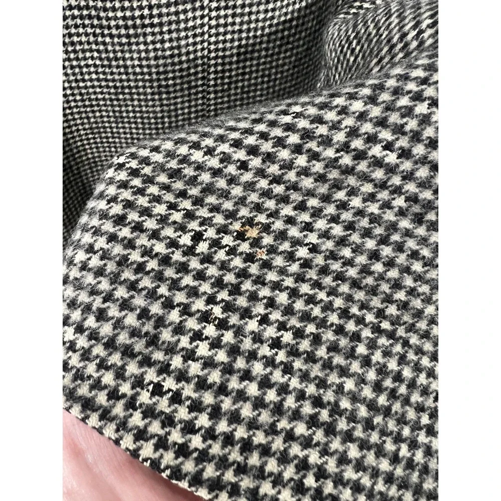 Vtg Brooks Brothers Mens 100% Camelhair Houndstooth Blazer USA Gorp *Read